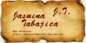 Jasmina Tabajica vizit kartica
